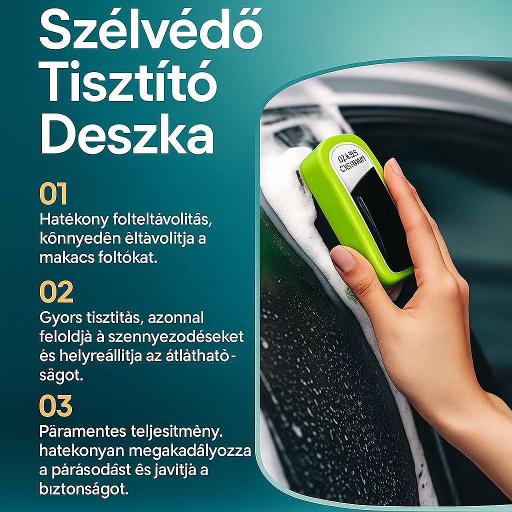 Autó szélvédő tisztító kefe