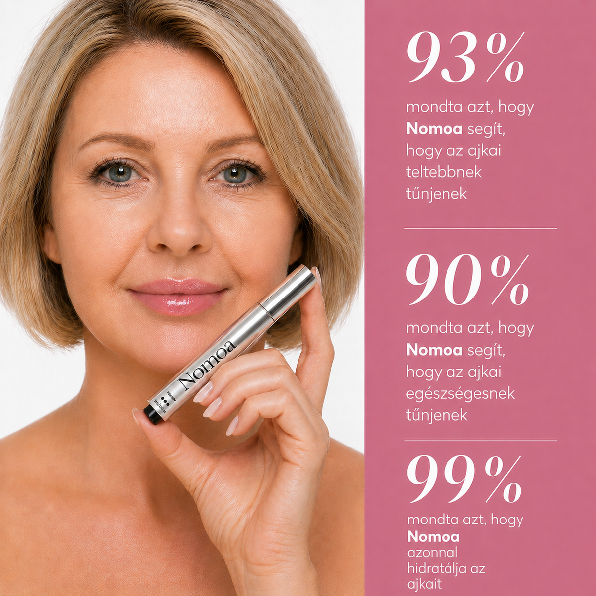 Nomoa® Ajaktelítő Gloss